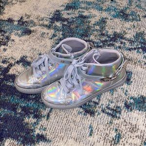 Aldo metallic sneakers